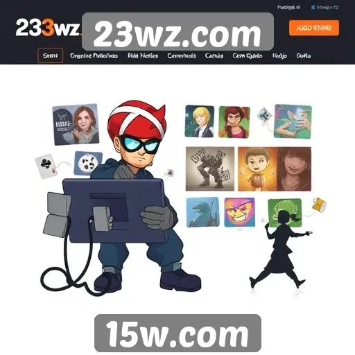 Experiência do usuário no site de jogos 23wz.com